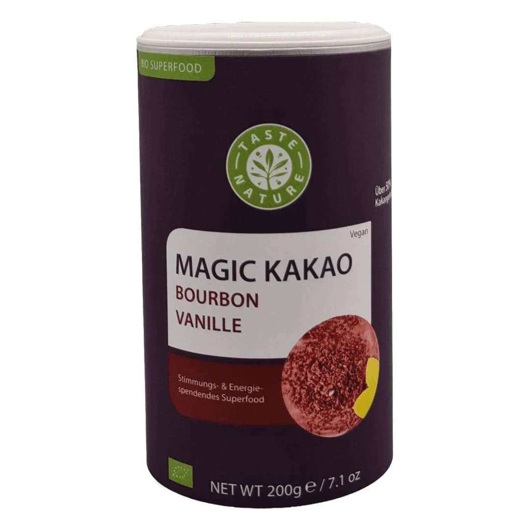 Bio Magic Kakao Bourbon Vanille Taste Nature Bio Magic Kakao Boubon Vanille Pulver 200g