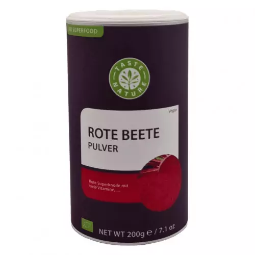 Bio Rote Bete Pulver Taste Nature Bio Rote Beete Pulver 200g